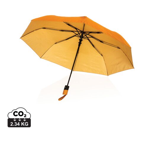 21" Impact AWARE™ 190T Mini-Regenschirm mit Auto-Open Sonnenuhr Orange | ohne Werbeanbringung | Nicht verfügbar | Nicht verfügbar