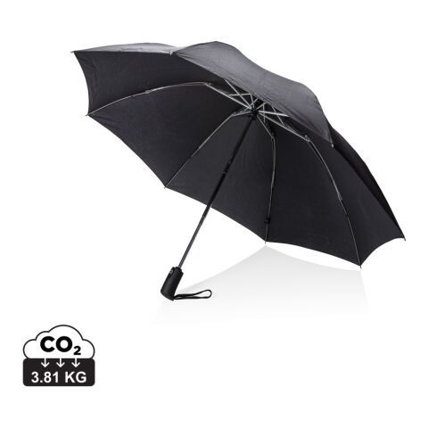 Swiss Peak AWARE™ 23&quot; faltbarer umgekehrter Regenschirm schwarz | ohne Werbeanbringung | Nicht verfügbar | Nicht verfügbar