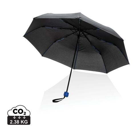 20.5&quot; Impact AWARE™ RPET 190T Pongee Mini-Schirm blau | ohne Werbeanbringung | Nicht verfügbar | Nicht verfügbar