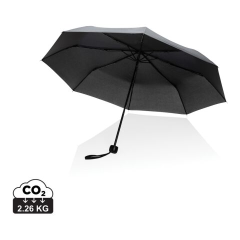 20.5&quot; Impact AWARE™ RPET 190T Mini-Schirm schwarz | ohne Werbeanbringung | Nicht verfügbar | Nicht verfügbar