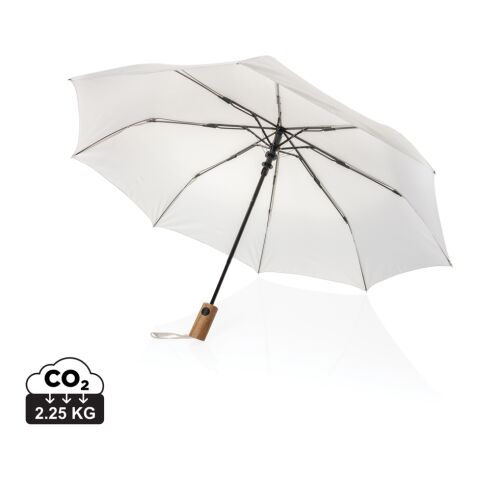 Kaycey 21“ Auto-Open Mini-Regenschirm aus AWARE™ rPET grau | ohne Werbeanbringung | Nicht verfügbar | Nicht verfügbar