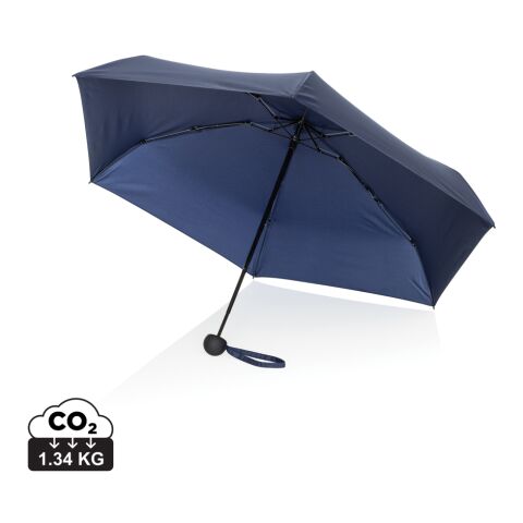 19,5“manueller Super-Mini-Schirm aus Aware™ rPET 190T Pongee navy blau | ohne Werbeanbringung | Nicht verfügbar | Nicht verfügbar