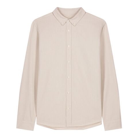 Stanley&amp;Stella - Stanley Oxford Shirt beige | S | ohne Werbeanbringung