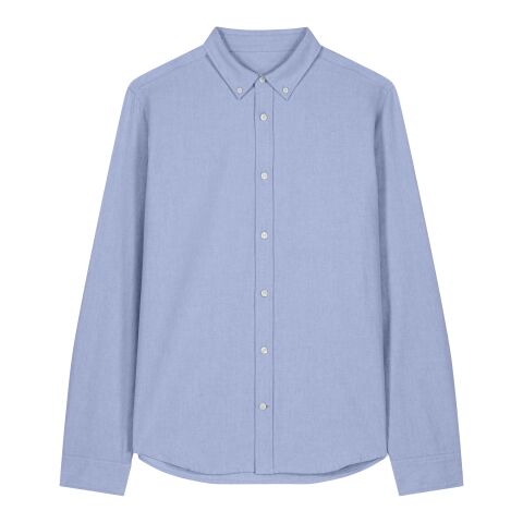 POD Stanley&amp;Stella - Stanley Oxford Shirt blau | 3XL | DTF Linke Brust