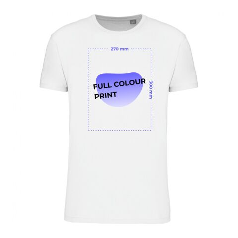 GOTS Bio Shirt Herren weiß | M | ohne Werbeanbringung