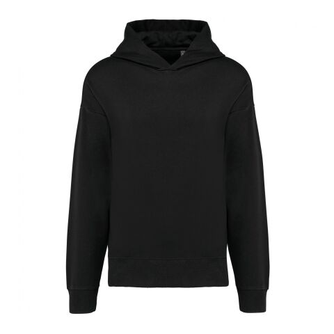 Vegan Unisex Oversized Hoodie schwarz | S