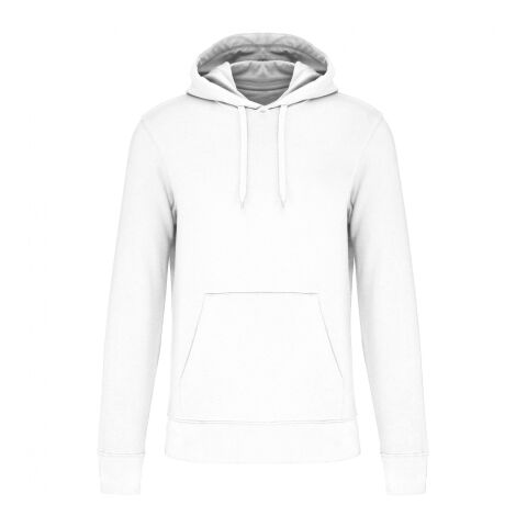 Vegan &amp; Bio Unisex Hoodie weiß | 3XL | ohne Werbeanbringung