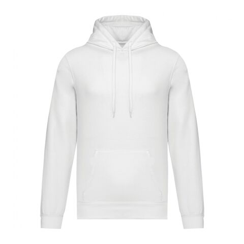 Recycled Vegan Unisex Hoodie weiß | S | ohne Werbeanbringung