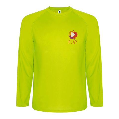 Montecarlo Langarm Sport-Shirt für Männer Standard | Fluor Yellow | XL | ohne Werbeanbringung | Nicht verfügbar | Nicht verfügbar | Nicht verfügbar
