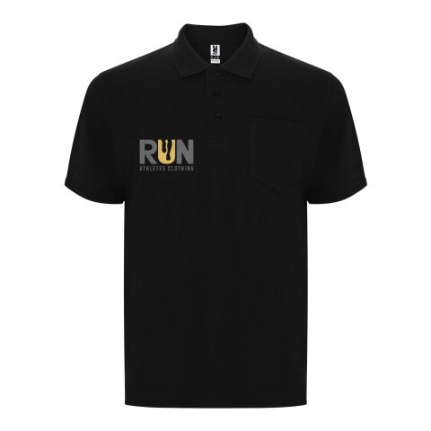 PF Concept Deutschland GmbH 48h Express-Druck Werbeartikel Centauro Premium Poloshirt Unisex – schwarz – XL – mit Logo bedruckt