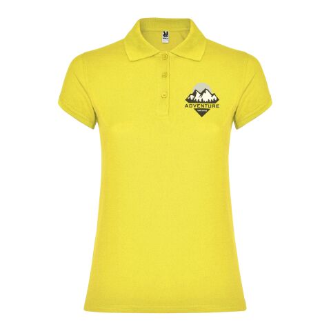 Star Poloshirt für Damen Standard | gelb | XL | ohne Werbeanbringung | Nicht verfügbar | Nicht verfügbar | Nicht verfügbar
