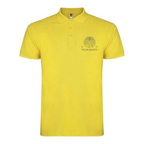 Star Poloshirt für Herren Standard | gelb | L | ohne Werbeanbringung | Nicht verfügbar | Nicht verfügbar | Nicht verfügbar