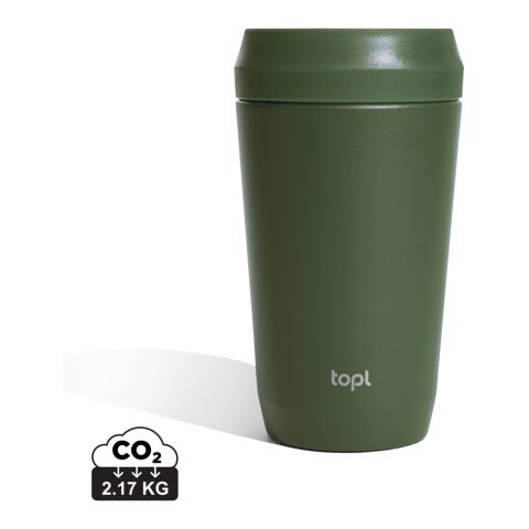 Topl-Trinkbecher aus rec. Stahl mit 360-Grad-Deckel 354ml