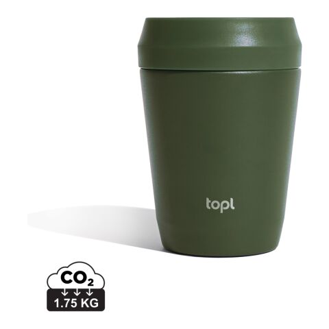Topl-Trinkbecher aus rec. Stahl mit 360-Grad-Deckel 236ml