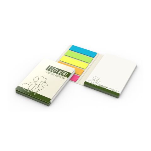 Haftnotiz-Set Bern RECYCLING Zettel klein Naturkarton-Umschlag mit Buchöffnung 51 × 72 mm | Nicht verfügbar | ohne Werbeanbringung | ohne Werbeanbringung