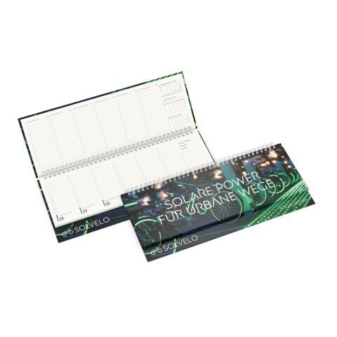 Tisch-Querkalender Compact RECYCLING 1 Woche = 2 Seiten 8–20 Uhr 310 × 135 mm | Nicht verfügbar | ohne Werbeanbringung | Nicht verfügbar | Nicht verfügbar | Papier-Hardcover matt