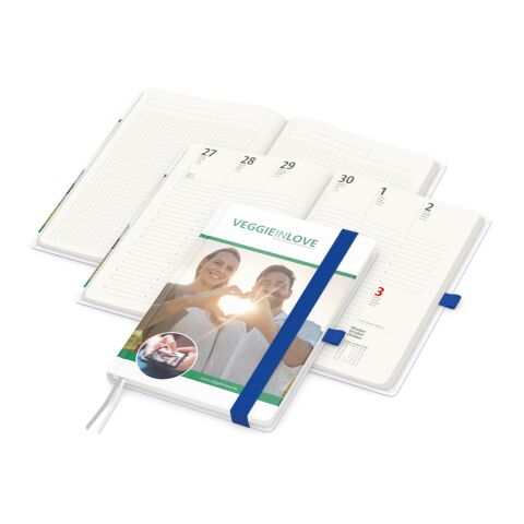 Wochenkalender vorne + Notizen hinten Match-Hybrid RECYCLING Papier-Hardcover A5