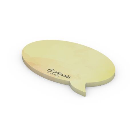 Haftnotizblock Form 100 × 72 mm RECYCLING formgestanzt 95 × 65 mm | ohne Werbeanbringung | Sprechblase