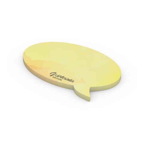 Haftnotizblock Form 100 × 72 mm formgestanzt 95 × 65 mm | ohne Werbeanbringung | 50.0 | Sprechblase