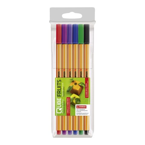 STABILO point 88 6er-Set Fineliner 4c-Digitaldruck