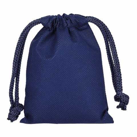 TEXXILLA Zuziehbeutel aus Polypropylen, 10 x 14 cm marineblau | ohne Werbeanbringung | ohne Werbeanbringung