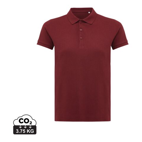 IQONIQ Yosemite Damen Piqué-Poloshirt aus rec. Baumwolle burgunderrot | XS | ohne Werbeanbringung | Nicht verfügbar | Nicht verfügbar | Nicht verfügbar