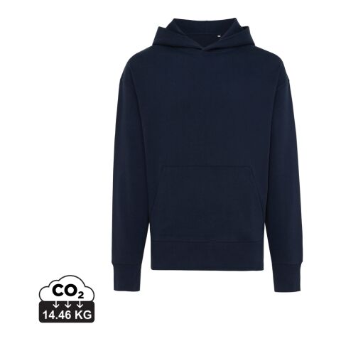 IQONIQ Yoho Relax-Hoodie aus recycelter Baumwolle navy blau | XS | ohne Werbeanbringung | Nicht verfügbar | Nicht verfügbar | Nicht verfügbar