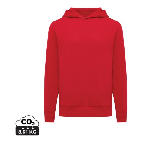 Iqoniq Yengo Hoodie mit Seitentaschen aus rec. Baumwolle rot | XL | ohne Werbeanbringung | Nicht verfügbar | Nicht verfügbar | Nicht verfügbar