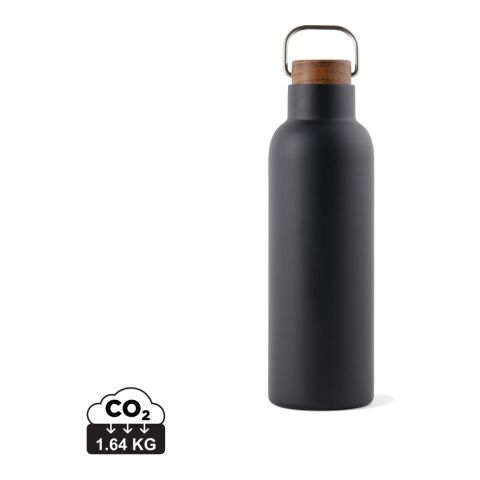 VINGA Ciro RCS recycelte Vakuumflasche 800ml schwarz | ohne Werbeanbringung | Nicht verfügbar | Nicht verfügbar