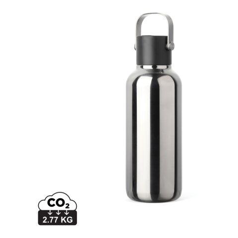 VINGA Cael RCS Stainless-Steel Trinkflasche 600ml Silbergrau