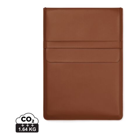 VINGA Timo 14" Laptop-Sleeve aus RCS recyceltem rPET braun