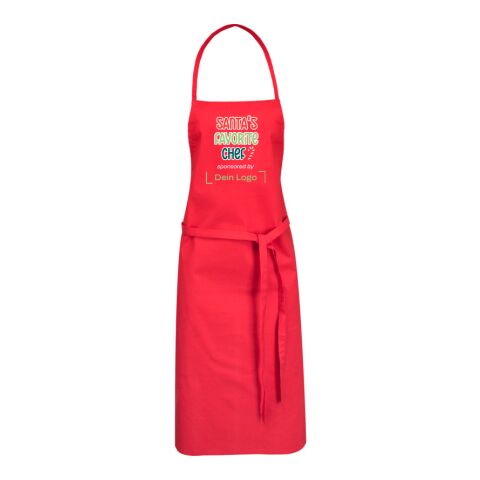 *Christmas* Baumwollschürze Rot | Santa´s Chef | 4C DTF Transfer