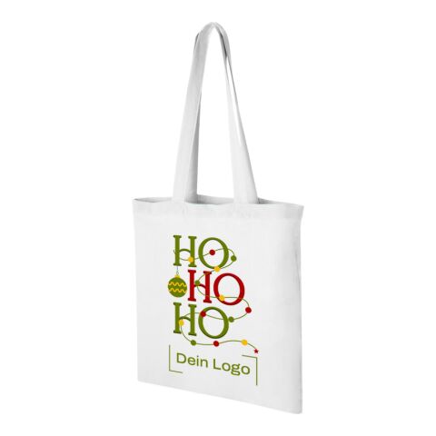 *Christmas* Carolina Tasche Weiß | Ho Ho Ho | 4C DTF Transfer