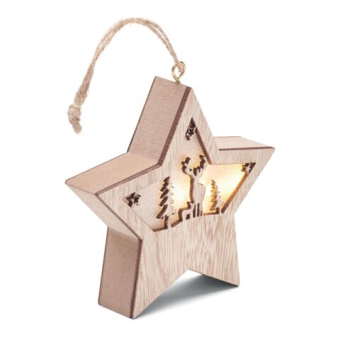 MDF-Stern mit Licht