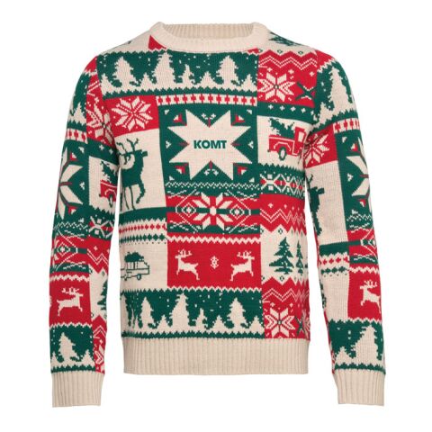 Weihnachtspullover S-M beige