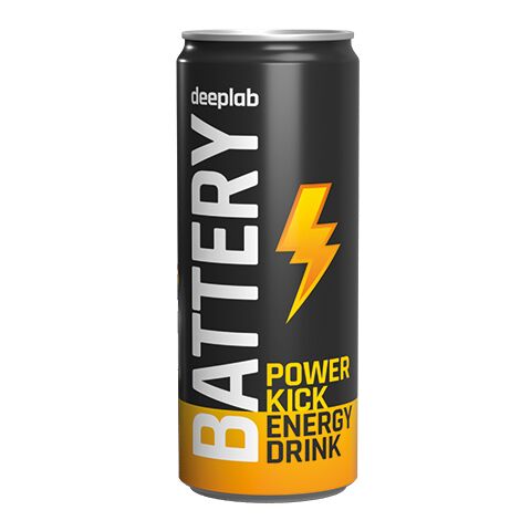 Getränkedose, 250ml weiß | ohne Werbeanbringung | 1 Dose KAIF Energydrink