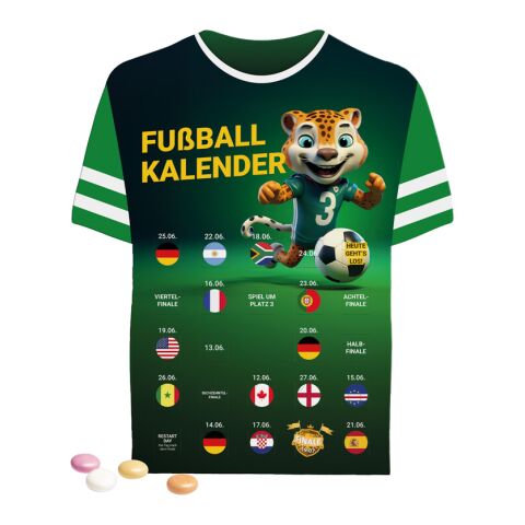 Fußball-Design Event Kalender Trikot 4c Euroskala | Mentos Kaudragee Fruit
