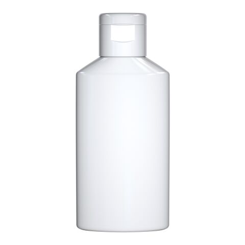 50 ml Flasche - Sonnenmilch LSF 30 - Body Label Weiß | 4C &quot;Body Label&quot; glänzend