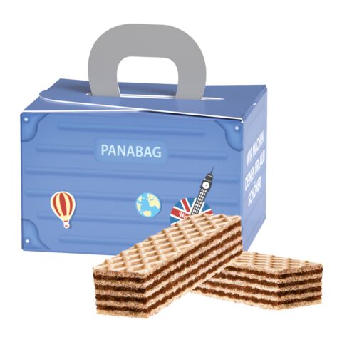 Geschenkbox Mini Koffer ohne Werbeanbringung | 2 Manner Waffeln