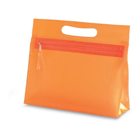 Transparente Kosmetiktasche orange | ohne Werbeanbringung | Nicht verfügbar | Nicht verfügbar | Nicht verfügbar