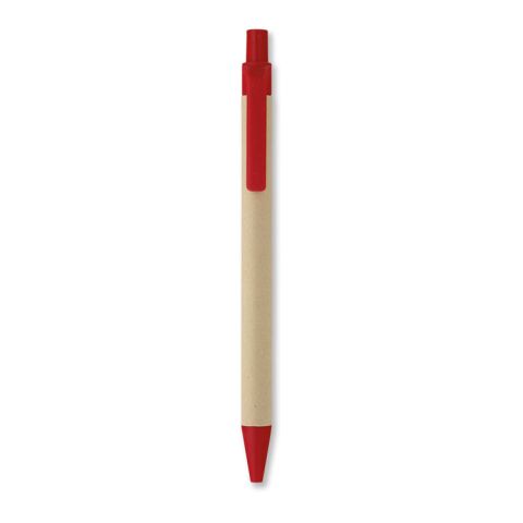 Papier/Mais PLA Kugelschreiber rot | ohne Werbeanbringung | Nicht verfügbar | Nicht verfügbar