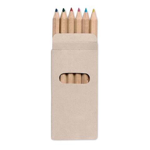 6-teiliges Buntstifte-Set im Karton bunt | ohne Werbeanbringung | Nicht verfügbar | Nicht verfügbar | Nicht verfügbar