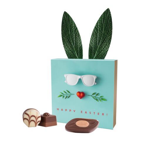 Lindt Präsent Ostern 9 Lindt Mini Pralinés | Werbeschuber Hasenohren