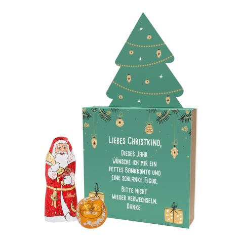 Lindt Präsent Weihnachten ohne Werbeanbringung | Tannenbaum