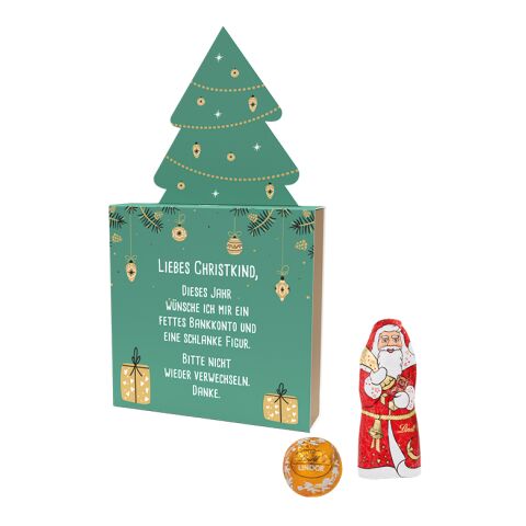 Lindt Präsent Weihnachten ohne Werbeanbringung | Tannenbaum