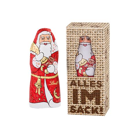 Lindt Weihnachtsmann 10 g Werbebox 