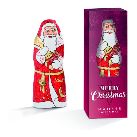 Lindt Weihnachtsmann 40 g weiß | 4C-Digitaldruck