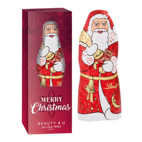 Lindt Weihnachtsmann 40 g weiß | 4C-Digitaldruck