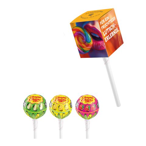 Lolly Box ohne Werbeanbringung | 1 Chupa Chups Kugel Lolly sour