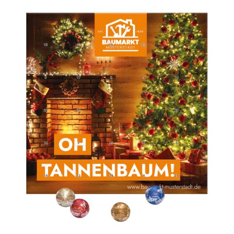 Minikugel Adventskalender 4c Euroskala | Kompostierbar gemäß